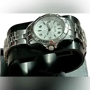 Bulova Diamond Gallery Watch 96P121 Bulova Diamond Accent Dial Stainless Steel Ladies Watch  main image 2